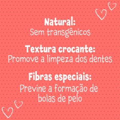 Snack Quatree Nuggets Previne Bolas de Pelos Sabor Salmão para Gatos Adultos