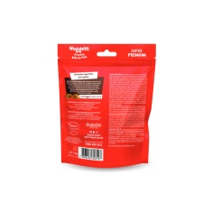 Snack Quatree Nuggets Previne Bolas de Pelos Sabor Carne para Gatos Adultos