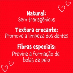 Snack Quatree Nuggets Previne Bolas de Pelos Sabor Carne para Gatos Adultos