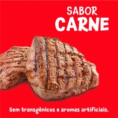 Snack Quatree Nuggets Previne Bolas de Pelos Sabor Carne para Gatos Adultos