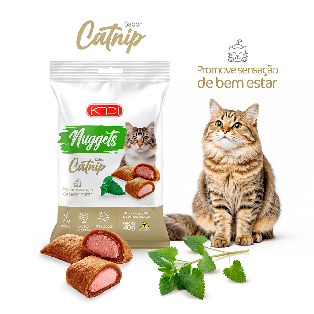 Snack Kadi Nuggets Catnip para Gatos 40g