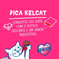 Snack Kelcat para Gatos Sabor Carne 40 g