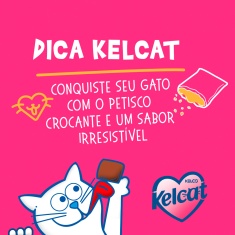 Snack Kelcat para Gatos Sabor Frango 40 g
