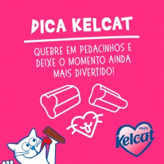 Snack Kelcat Stick Protein para Gatos Sabor Carne 30 g