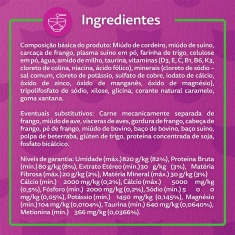 Ração Úmida Whiskas Sachê para Gatos Adultos Sabor Cordeiro ao Molho - 85g