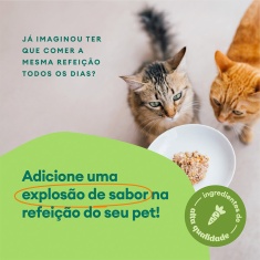 Ração Úmida Natural Pet Delícia Picadinho de Carne para Gatos