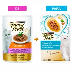 Ração Úmida Fancy Feast Casserole para Gatos Sabor Atum 85g