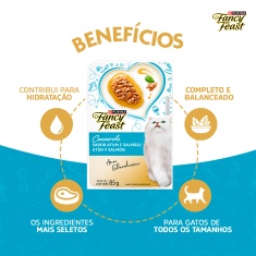 Ração Úmida Fancy Feast Casserole para Gatos Sabor Atum 85g