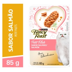 Ração Úmida Fancy Feast Petit Filets para Gatos Sabor Salmão 85g