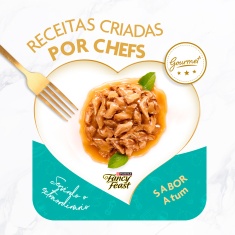 Ração Úmida Fancy Feast Goulash para Gatos Sabor Atum 85g
