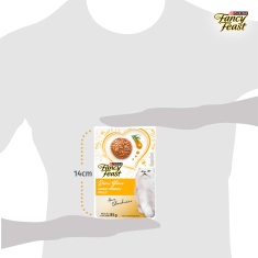 Ração Úmida Fancy Feast Demi Glace para Gatos Sabor Frango 85g