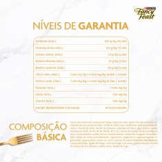 Ração Úmida Fancy Feast Demi Glace para Gatos Sabor Frango 85g