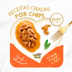 Ração Úmida Fancy Feast Casserole para Gatos Sabor Frango e Peru 85g