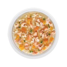 Ração Úmida para Gatos Adultos Guabi Natural Grain Free Frango Salmão e Vegetais 85g
