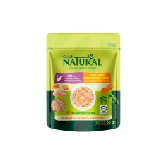 Ração Úmida para Gatos Adultos Guabi Natural Salmão e Frango 85g