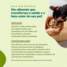 Ração Úmida Natural Pet Delícia Control Cat Baixo Fósforo para Gatos Adultos 320 g