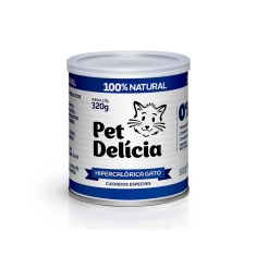Ração Úmida Natural Pet Delícia Hipercalórica Gato para Gatos Adultos 320 g