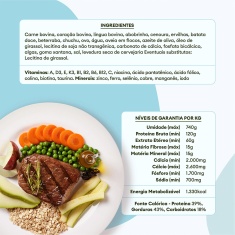 Ração Úmida Natural Pet Delícia Hipercalórica Gato para Gatos Adultos 320 g