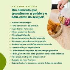Ração Úmida Natural Pet Delícia Frango com Mamão para Gatos Adultos