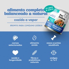 Ração Úmida Natural Pet Delícia Sênior para Gatos Idosos +7 Anos 320 g