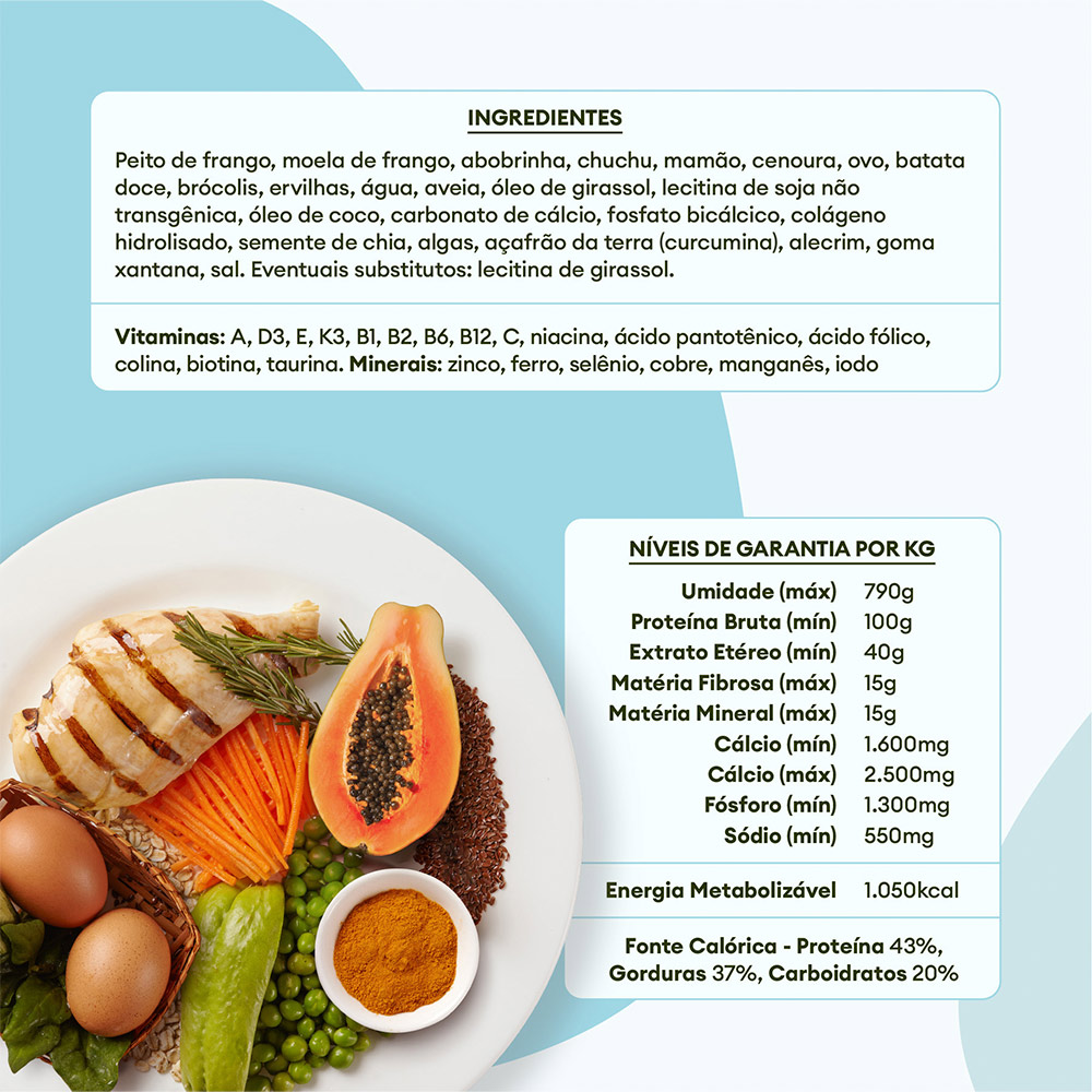 Ração Úmida Natural Pet Delícia Sênior para Gatos Idosos +7 Anos 320 g