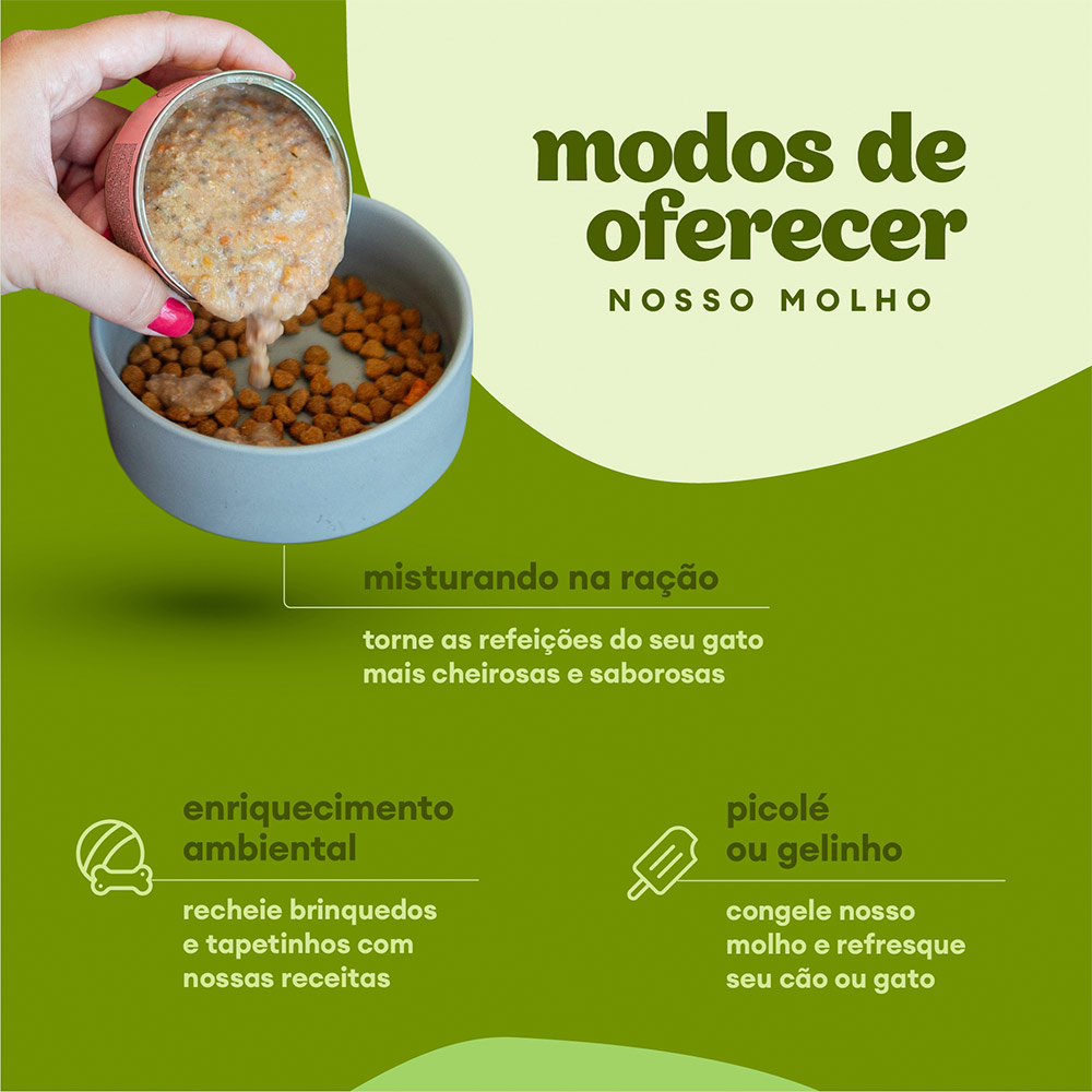 Molho Natural Pet Delícia Carne para Gatos 100 g