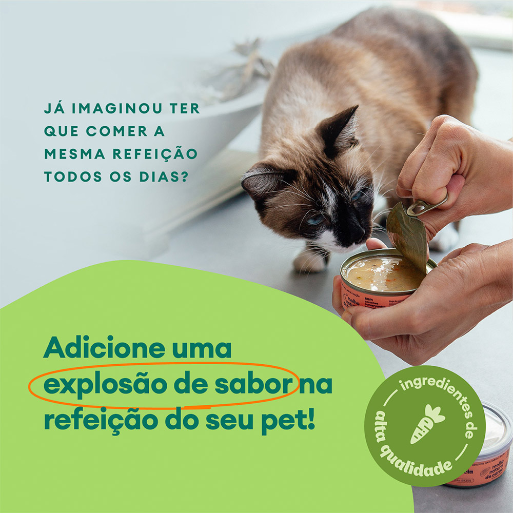 Molho Natural Pet Delícia Peixe para Gatos 100 g