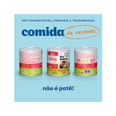 Ração Úmida Natural Pet Delícia Frango Fit Light para Gatos Adultos 320 g