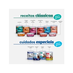 Ração Úmida Natural Pet Delícia Frango Fit Light para Gatos Adultos 320 g