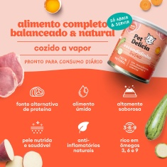 Ração Úmida Natural Pet Delícia Escondidinho Suíno para Gatos Adultos 320g