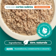 Sachê Natural Pet Delícia Ragu de Frango com Chia para Gatos 80g