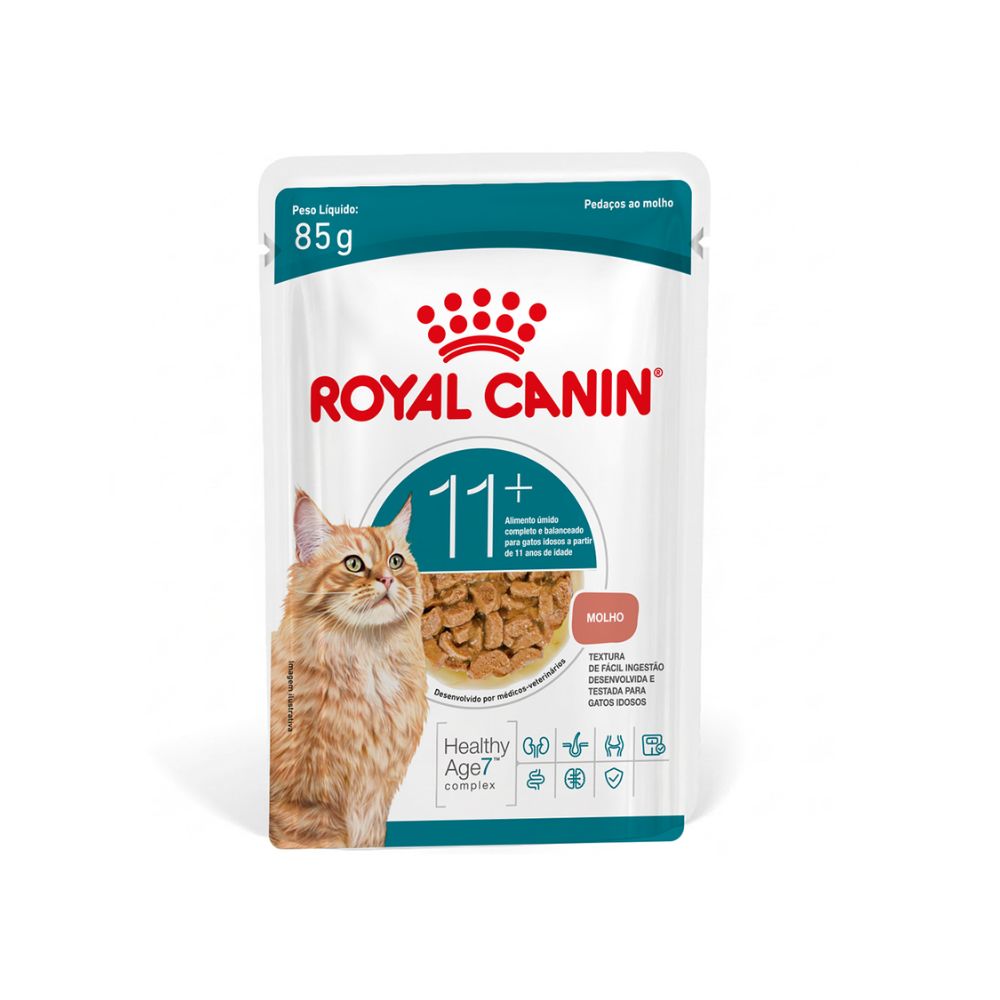 Ração Úmida Royal Canin Ageing 11+ para Gatos Sênior 85 g