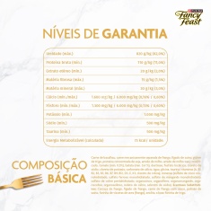 Ração Úmida Fancy Feast Sabor Bacalhau para Gatos Adultos 75 g