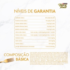 Ração Úmida Fancy Feast para Gatos Adultos Sabor Peixe 75 g