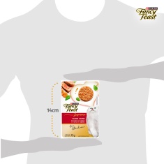 Ração Úmida Fancy Feast para Gatos Adultos Sabor Carne 75 g