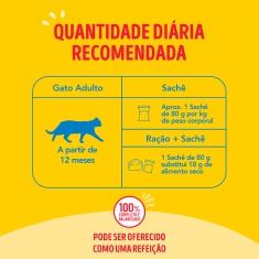 Ração Úmida Friskies Sachê para Gatos Megamix 80 g