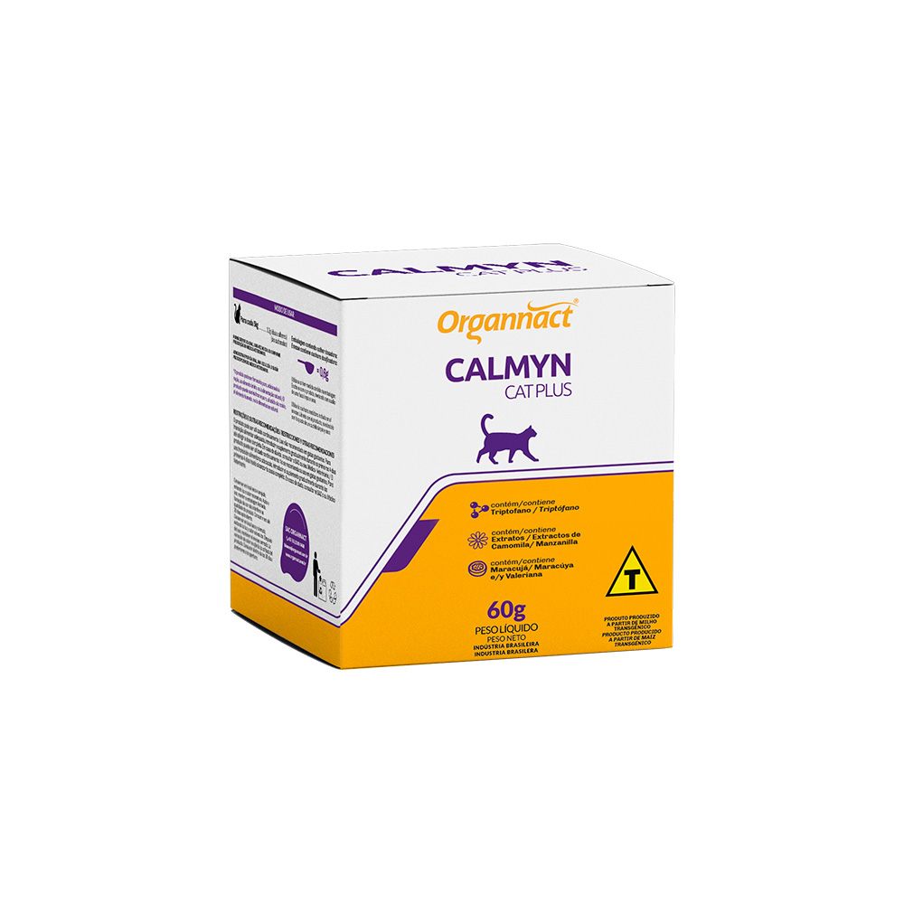 Suplemento Organnact Calmyn Cat Plus 60g Suplemento Organnact Calmyn Cat Plus 60g