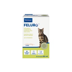 Suplemento Alimentar Virbac Feluro para Gatos 60 ml