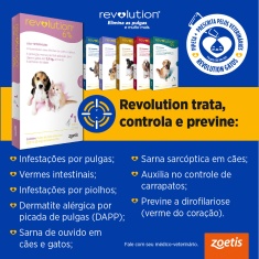 Revolution® 6% Gatos 45 mg Pipeta - Zoetis