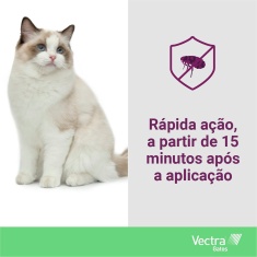 Combo Anti Pulgas Ceva Vectra para Gatos