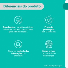 Antipulgas Bravecto Transdermal 112,5mg para Gatos de 1,2 a 2,5kg - MSD Saúde Animal