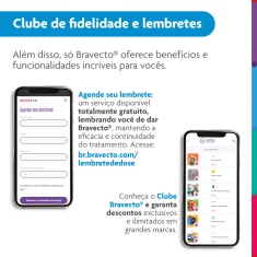 Antiparasitário Bravecto Plus Transdermal 250mg para Gatos de 2,8 a 6,25kg - MSD Saúde Animal