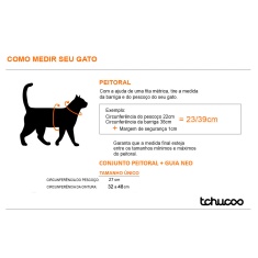Peitoral Cat Neo Paradise para Gatos