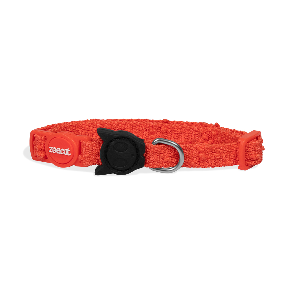 Coleira Zee.Cat Fuse Grid Laranja para Gatos