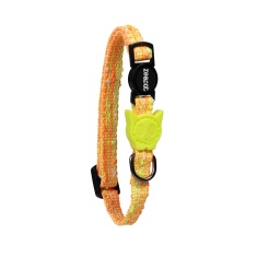 Coleira Zee.Cat Fuse Bikr Laranja para Gatos