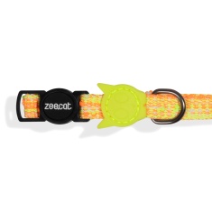 Coleira Zee.Cat Fuse Bikr Laranja para Gatos