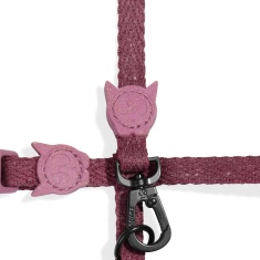 Peitoral com Guia Zee.Cat Naturals Hibiscus para Gatos