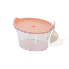 Porta Ração Fuzz Rosa para Gatos 1 kg