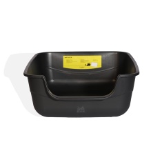 Caixa de Areia Fuzz Jumbox Cinza Antracite para Gatos