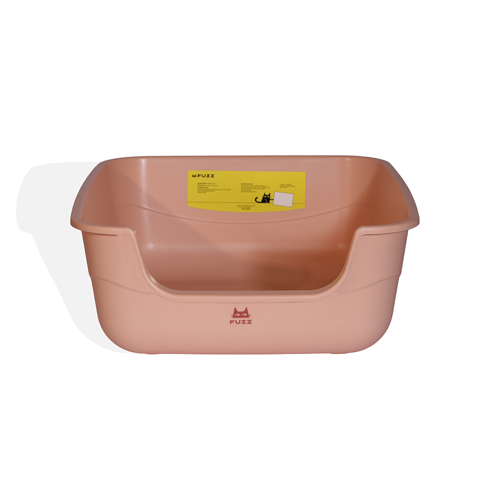 Caixa de Areia Fuzz Jumbox Salmão para Gatos